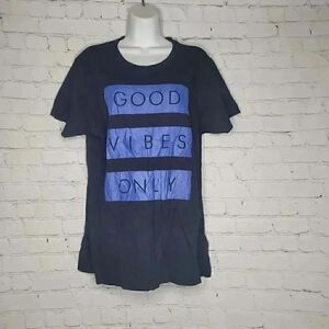‎Women's GOOD VIBES ONLY Print Tee XL